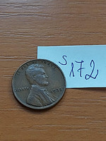 Usa 1 cent 1936 corn penny, lincoln, bronze s172