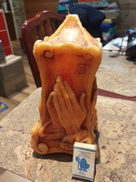 Large candle god jesus religion prayer