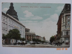 Old postcard: Budapest, Váczi boulevard (1910)