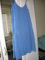 Silk, 100% selyem búzavirág-kék ruha