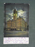 Postcard, usa post office at night washington d. C., Post Office building
