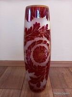 Old large glass vase