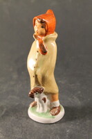 Rare porcelain girl with dog 957