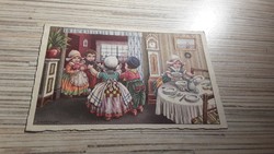 Antique greeting postcard.