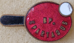 Bp. Spartacus table tennis sport badge