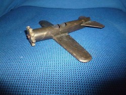 Old bronze airplane model