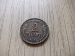 2  Fillér  1939    Magyarország