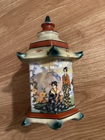 Gyönyörű Kinai porcelán életképes lámpa