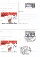 Fare tickets, envelopes 0151 (German) mi pso 16 postmark, fdc EUR 3.40