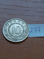 Yugoslavia 10 dinars 1980 copper-nickel 277