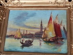 Venice painting (Kosma Gyula)