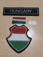Hungary velcro + shield + national flag 6. #