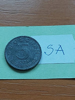 Austria 5 groschen 1948 zinc sa