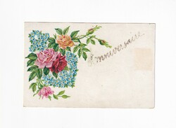 H:77 Üdvözlő  képeslap postatiszta 1920-40