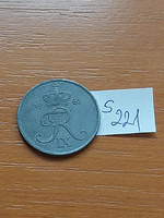 Denmark 5 cents 1962 ix. King Frederick, zinc s221