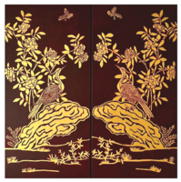 “Coco coromandel” - chinoiserie style painting