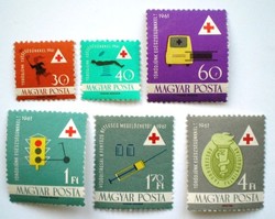 S1806-11 / 1961 Egészségügy bélyegsor postatiszta