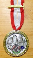 Old commemorative medal. Poingi Touring Championship gold medal from 1981.