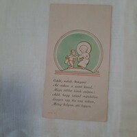 Antik gyermek imakártya