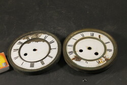 Antique wall clock enamel dials 965