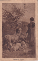 HV:94 Vallásos antik Üdvözlő képeslap postatiszta