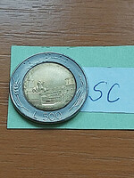 Italy 500 lira 1989 r, bimetallic sc