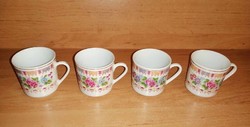 Kínai porcelán kávés csésze 4 db egyben (29/d)