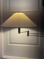 Vintage réz csuklós fali lámpa
