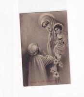 Hv: 88 religious antique Easter greeting card postmarked