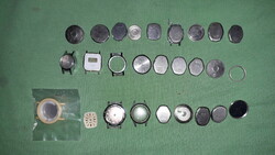 Antique old and newer watches, watch parts - dials, glasses, cases - all together according to the pictures 7.