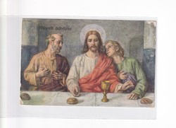 Hv:87 religious antique Easter greeting card