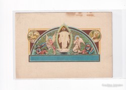 HV:95 Vallásos antik Üdvözlő képeslap 1937