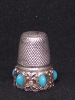 Antique silver thimble