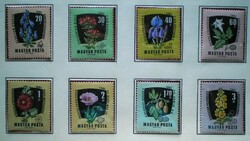 S1853-60 / 1961 medicinal and industrial plants stamp series postal clearance