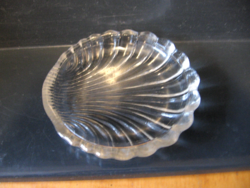 Kagyló forma üvegtálka