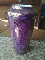 Bay luster glaze raven house vase - 25 cm high