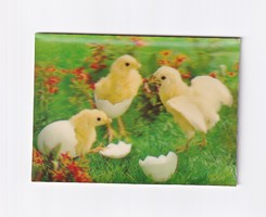 H:75 Easter greeting 3d postcard