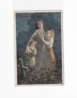 HV:92 Vallásos antik Üdvözlő képeslap 1910