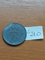 Denmark 5 cents 1961 ix. King Frederick, zinc s210