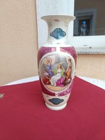 Large, antique, gold-brocade Altwien vase, 39 cm, flawless, now without a minimum price,