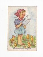 H:99 Easter antique greeting card 01