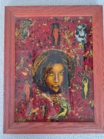 Anikó Szabó stained glass painting
