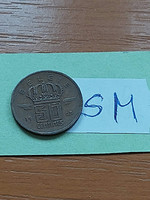 BELGIUM BELGIE 50 CENTIMES 1953 BÁNYÁSZ, Bronz   SM