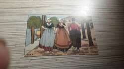 Antique greeting postcard.