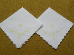 Embroidered handkerchief, narrow.