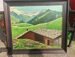 Alpine picture, painting