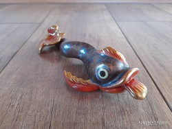 Rare antique Herend fish figure