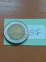 Italy 500 lira 1984 r bimetal sf