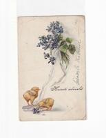 H:111 antique Easter greeting card