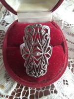 Mint a csipke, ezüst gyűrű